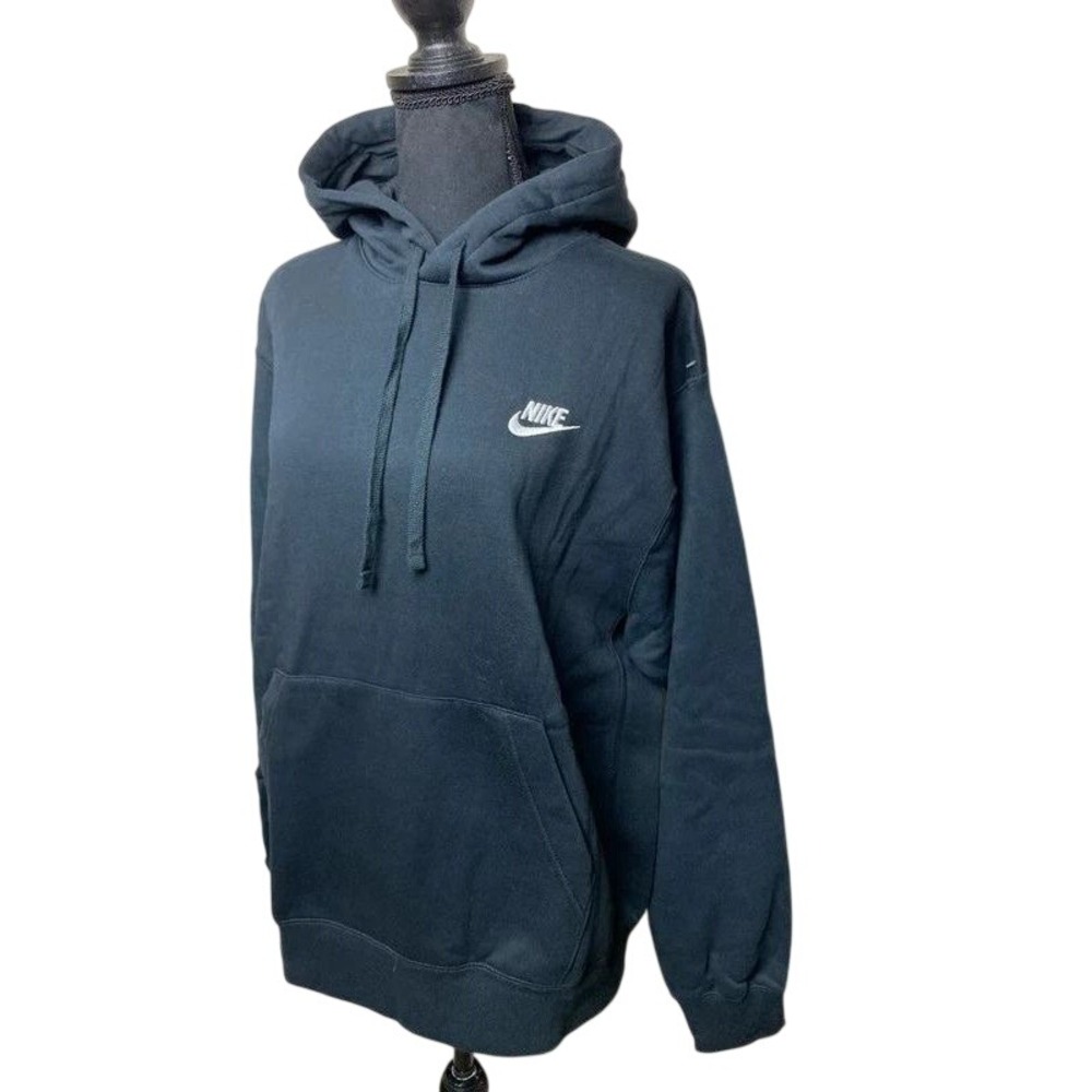 Nike Sportswear Club Fleece Pullover Hoodie - Black - Men's Medium (M)
